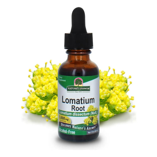 Extracto De Raiz Lomatium Dissectum 500 Mg Suplemento Herbario Natural Para Inmunidad Y Bienestar General