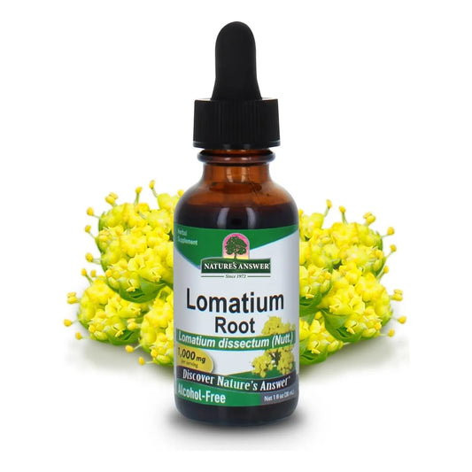 Extracto De Raiz Lomatium Dissectum 500 Mg Suplemento Herbario Natural Para Inmunidad Y Bienestar General