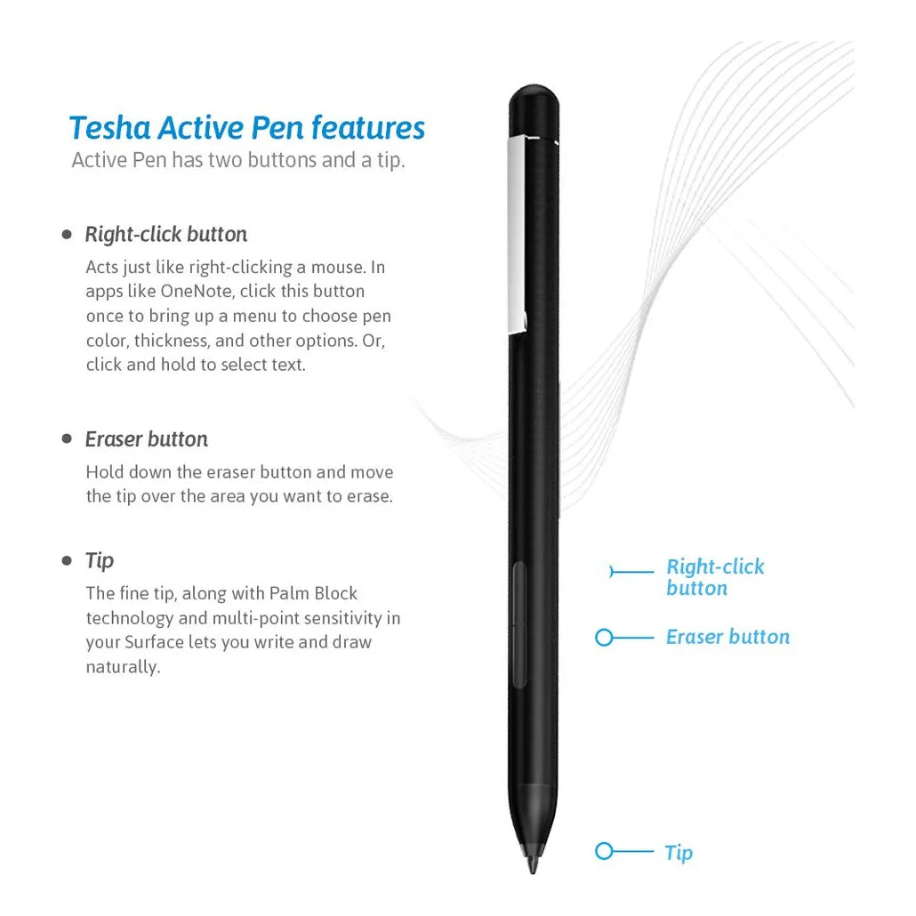 Lápiz Óptico Táctil Activo Ultrafino 1024 Niveles De Presión Para ASUS