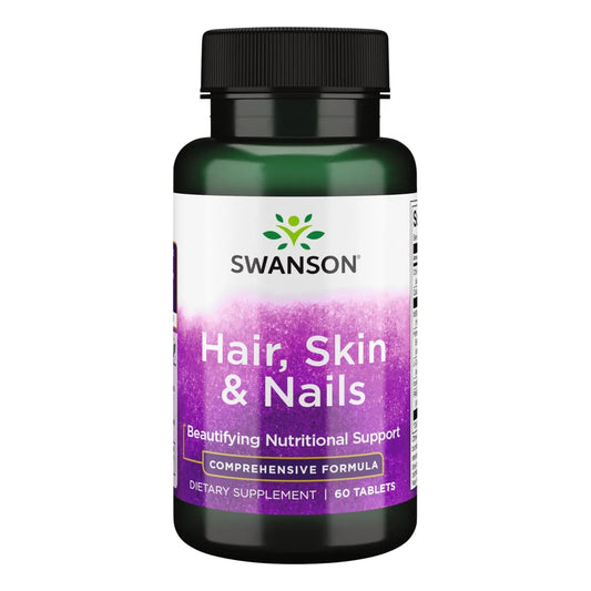 Swanson Cabello Piel Y Uñas 60 Cápsulas Fortalece Y Renueva