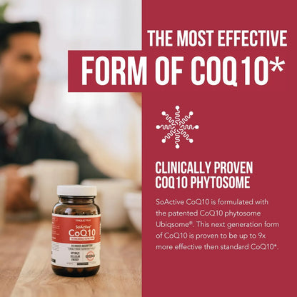 Coq10 Fitosoma 250 Mg Alta Absorción Energía Celular 60 Cápsulas