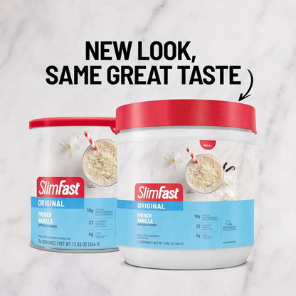 Slimfast Vainilla Francesa Batido En Polvo 3 Unidades - Imagen 8