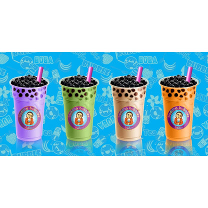 Té De Burbujas Sabor Frutas Tropicales 500 Ml Con Perlas De Mango
