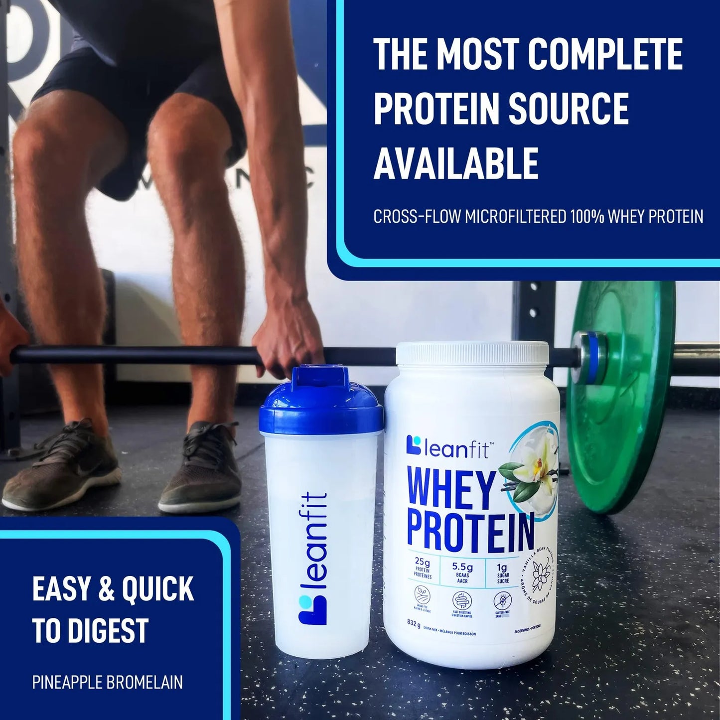 Whey Protein Natural Vainilla 100 Puro Alimentado Con Pasto 23 Porciones
