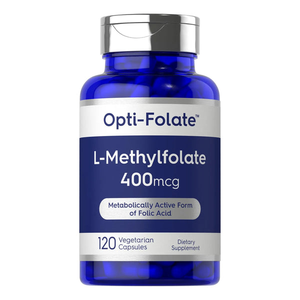 Folato Metilado 400mcg 120 Cápsulas Vegetarianas - Energía y Bienestar