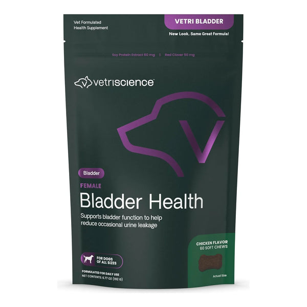 Masticables Para Perros VetriScience Apoyo Vejiga Antioxidant Control Incontinencia