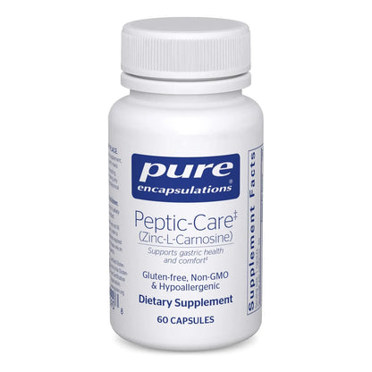 Pure Encapsulations Peptic Care Zinc L Carnosina 60 Capsulas Salud Gastrica