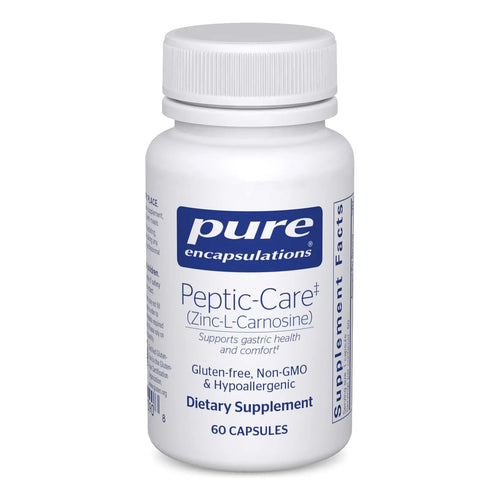 Pure Encapsulations Peptic Care Zinc L Carnosina 60 Capsulas Salud Gastrica