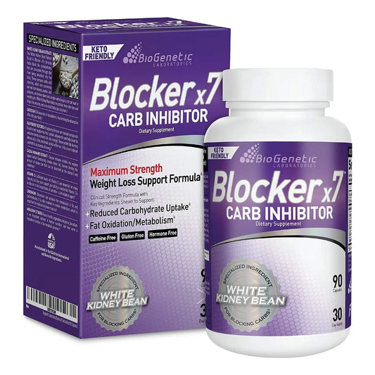 Bloqueador De Carbohidratos Frijol Blanco X7 Suprime Apetito Acelera Metabolismo