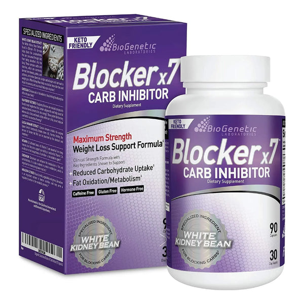 Bloqueador De Carbohidratos Frijol Blanco X7 Suprime Apetito Acelera Metabolismo