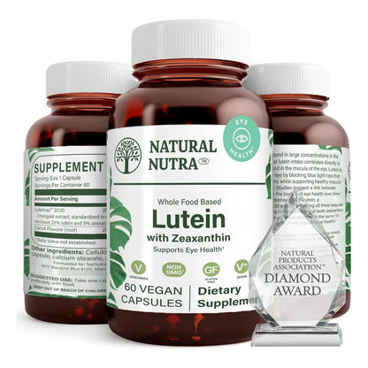 Suplemento De Luteína Y Zeaxantina 20 Mg Para Salud Ocular Y Protección Macular 60 Cápsulas