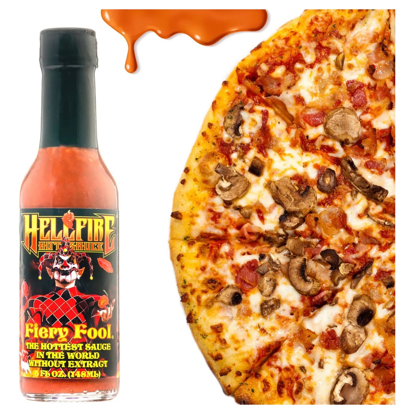 Salsa Picante Extrema Fiery Fool 148ml Carolina Reaper Hot Ones