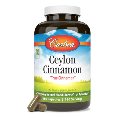 Capsulas De Canela De Ceilan 500 Mg Extracto Natural 180 Unidades