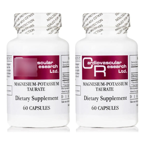 Taurato De Magnesio Potasio 120 Capsulas Vegetales Alta Biodisponibilidad