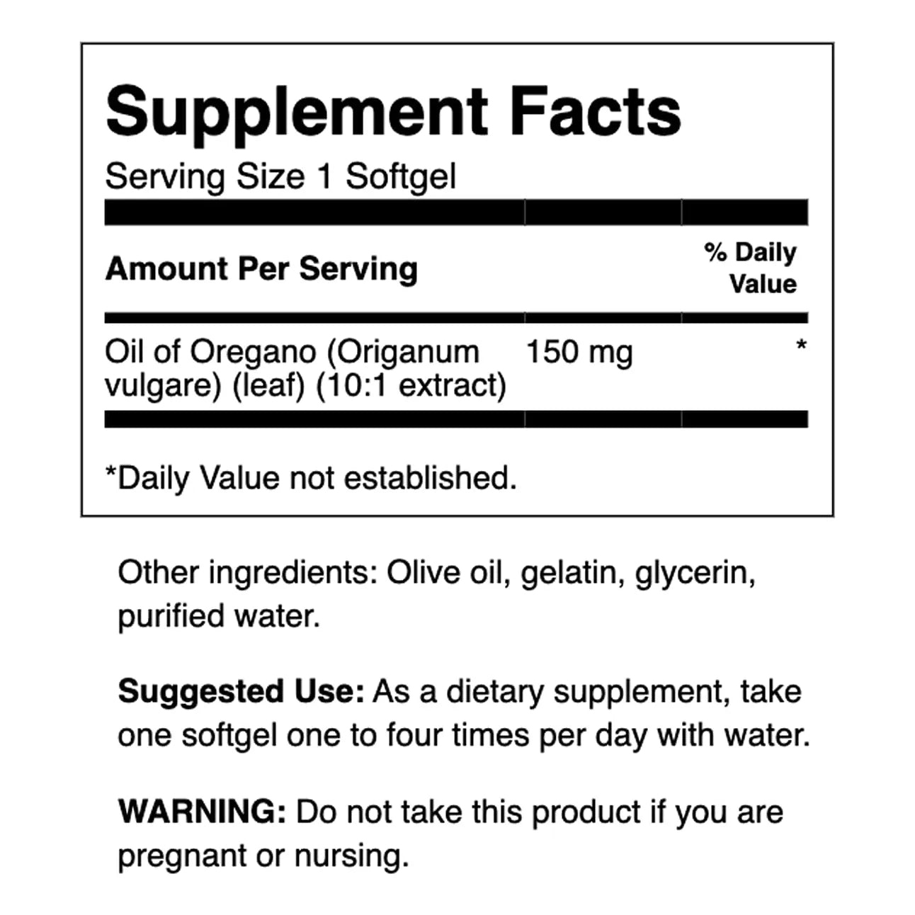 Extracto De Aceite De Orégano 10 1 Salud Digestiva Y Respiratoria 120 Cápsulas