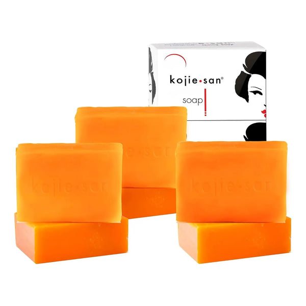 Jabon Iluminador Kojie San Acido Kojico Reduce Manchas Oscuras 6 Unidades