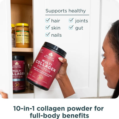 Proteína De Colágeno En Polvo Con Probióticos Y Péptidos Hidrolizados Ancient Nutrition