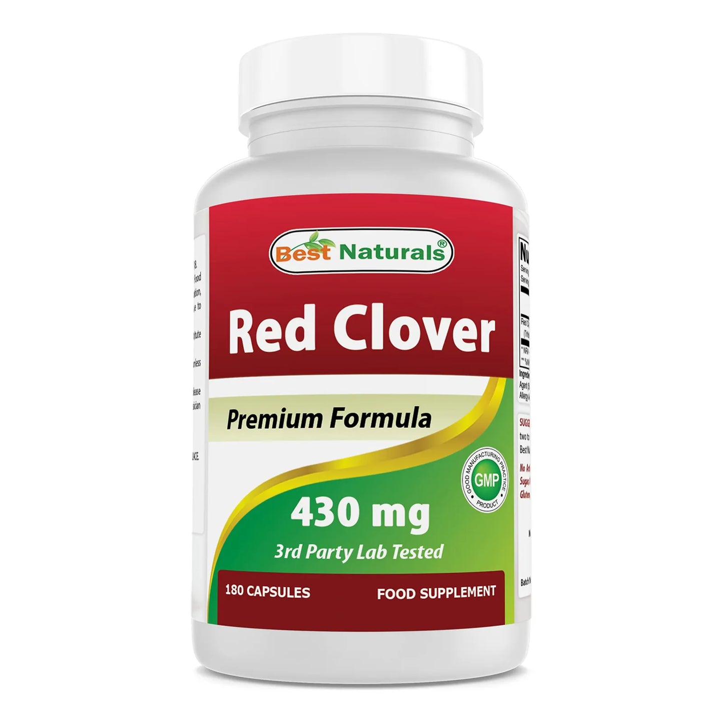 Trébol Rojo 430 Mg 180 Cápsulas Naturales Para Salud Y Bienestar