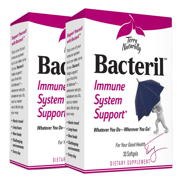 Bacteril Suplemento Intestinal Con Clavo Canela Tomillo Oregano Antioxidante 30 Capsulas Blandas Paquete De 2