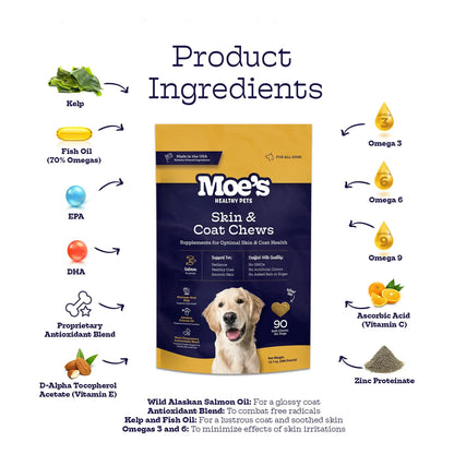 Aceite De Salmón Salvaje Para Perros Omega 3 6 9 Piel Brillante Y Saludable