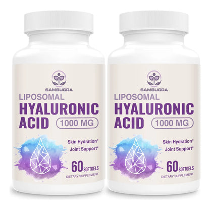 Capsulas Liposomales Acido Hialuronico 1000 Mg Hidratacion Piel Y Articulaciones