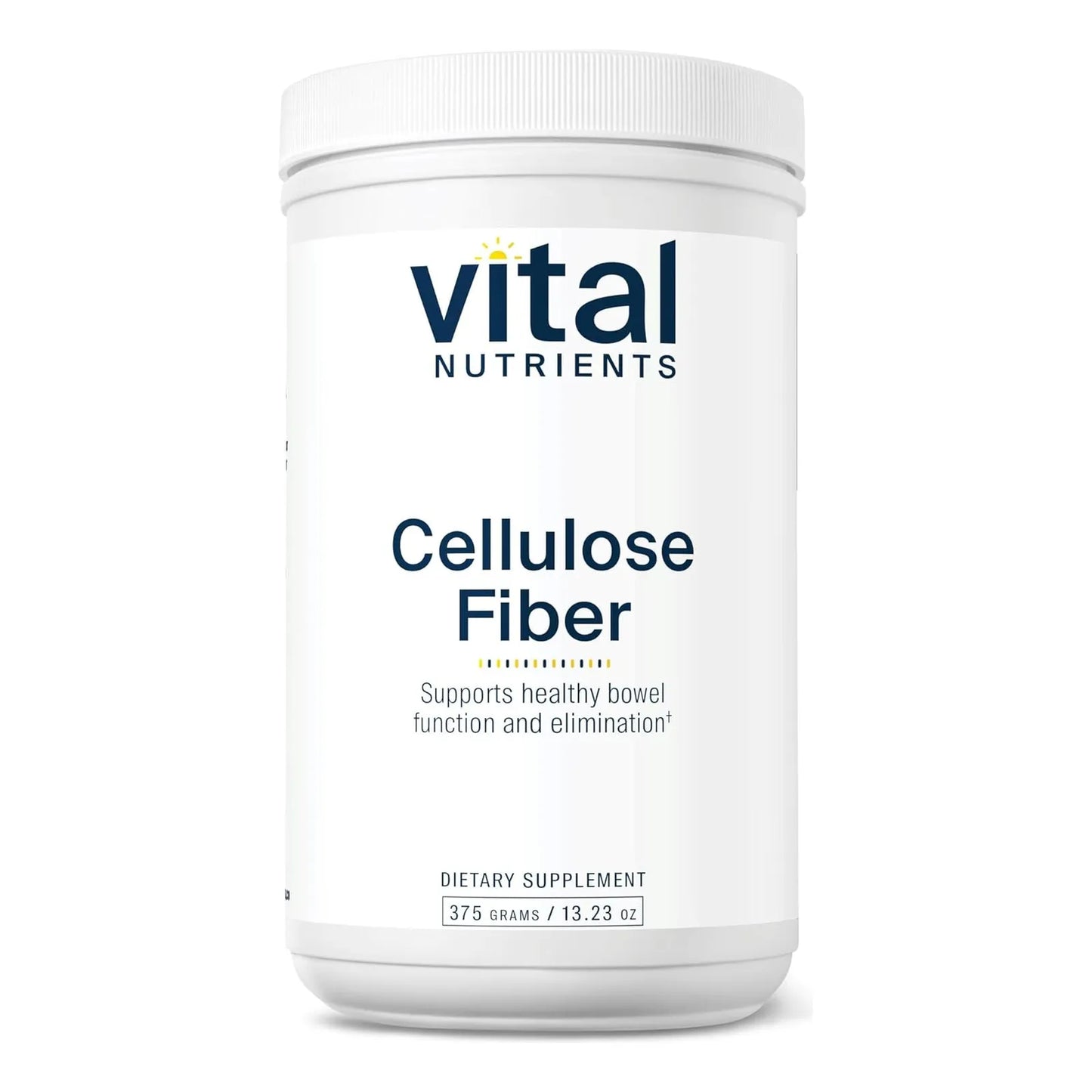 Polvo De Fibra De Celulosa 375 Gramos Para Funcion Intestinal Saludable