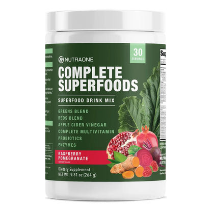 Mezcla De Superalimentos Verde Y Rojo Con Vinagre De Sidra Multivitaminico Y Probióticos