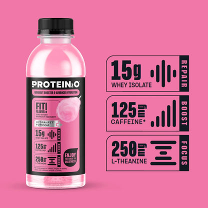 Bebida Hidratante De Proteina De Suero 500 Ml Con Energia Y Enfoque Sin Azucar