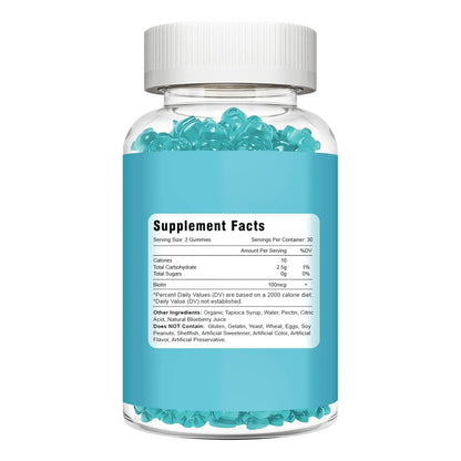 Gomitas De Biotina 15000 Mcg Con Colageno Piel Cabello Uñas