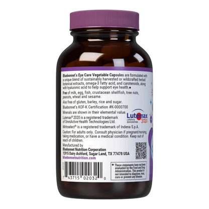 Cuidado Ocular Macular Y Luz Azul 60 Capsulas Vegano Sin Gluten