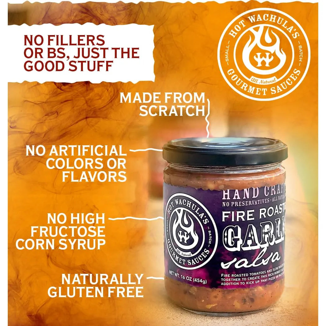 Salsa De Ajo Asado Sabor Intenso Hot Wachulas 250ml Deliciosa Y Aromatica