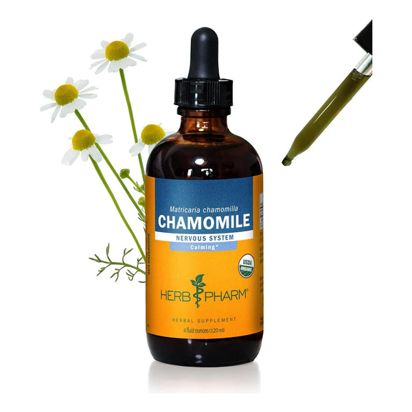 Extracto Liquido Organico De Manzanilla 120 Ml Calma Sistema Nervioso