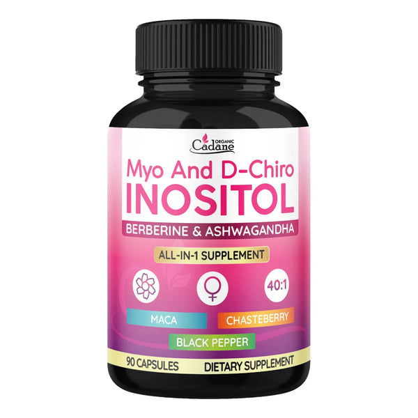 Fórmula Orgánica De Inositol Myo Y D-chiro Con Ashwagandha M