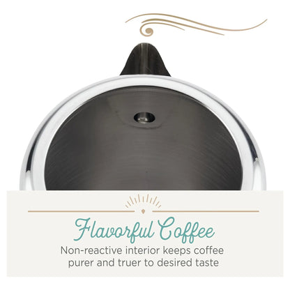 Percolador De Cafe Farberware 47053 Yosemite 12 Tazas Acero Inoxidable Envio Gratis