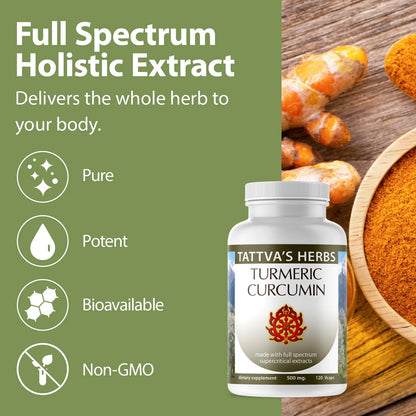 Capsulas De Curcuma Curcumina Organica 525 Mg Extracto Super 120 Unidades Vegano Sin Gluten