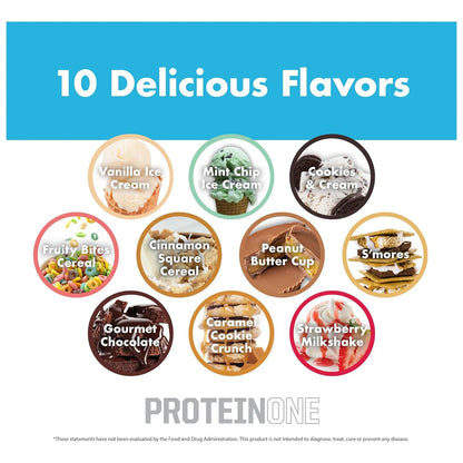 Batido De Proteínas En Polvo Galletas Y Crema 5 Lbs NutraOne ProteinOne Whey Protein