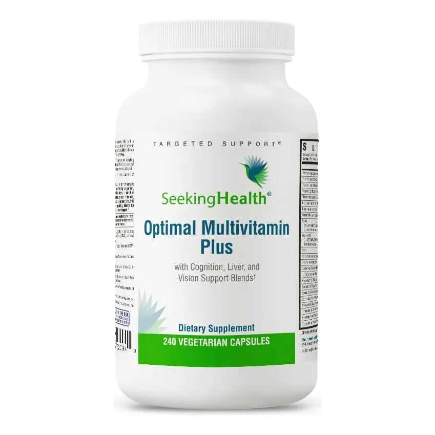Optimal Multivitamin Plus Vitaminas B Activas L5mthf Riboflavina B6 Folato Biodis 240 Cápsulas