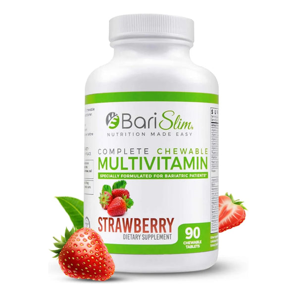 Multivitaminico Bariatrico Masticable 45 Mg Hierro Sabor Fresa Post Cirugia