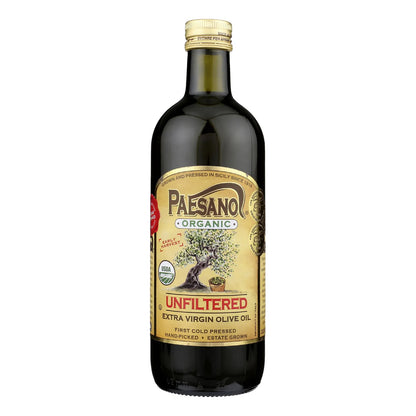 Aceite De Oliva Extra Virgen Paesano Sin Filtrar 1 Litro Orgánico Y Rico En Antioxidantes