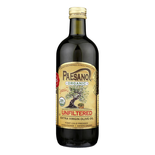 Aceite De Oliva Extra Virgen Paesano Sin Filtrar 1 Litro Orgánico Y Rico En Antioxidantes