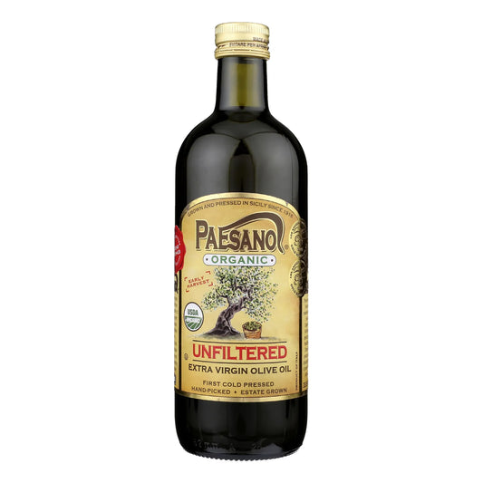 Aceite De Oliva Extra Virgen Paesano Sin Filtrar 1 Litro Orgánico Y Rico En Antioxidantes
