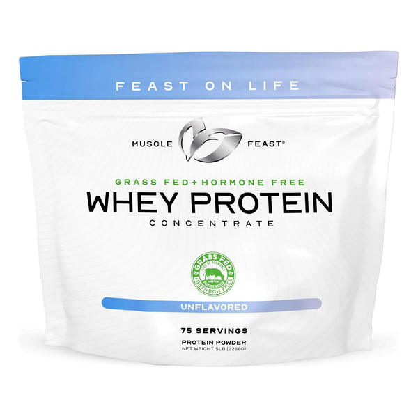 Proteina De Suero Alimentada Con Hierba 5 Lb Sin Sabor Natural