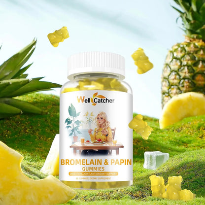 Gomitas De Bromelina Y Quercetina 500 Mg Digestión E Inmunidad