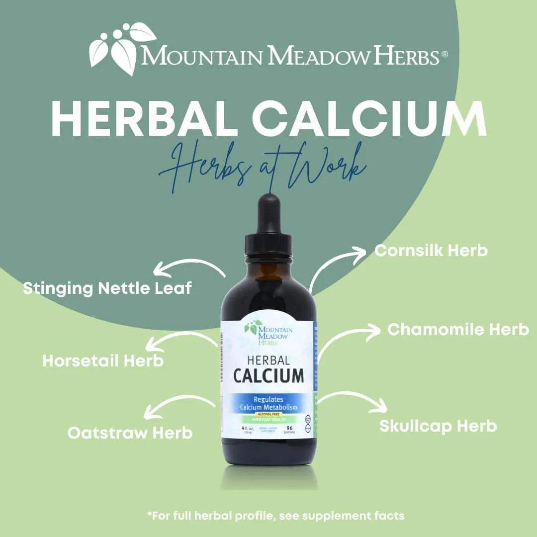 Calcio Líquido Natural Para Huesos Y Dientes Fuertes 60 Ml Suplemento Vegano