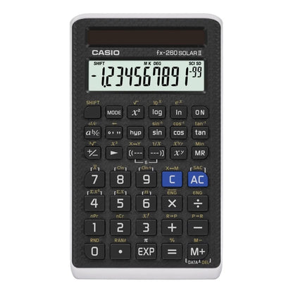 Calculadora Cientifica Casio Fx 260 Solar II Negra Funciones Avanzadas Y Energia Solar