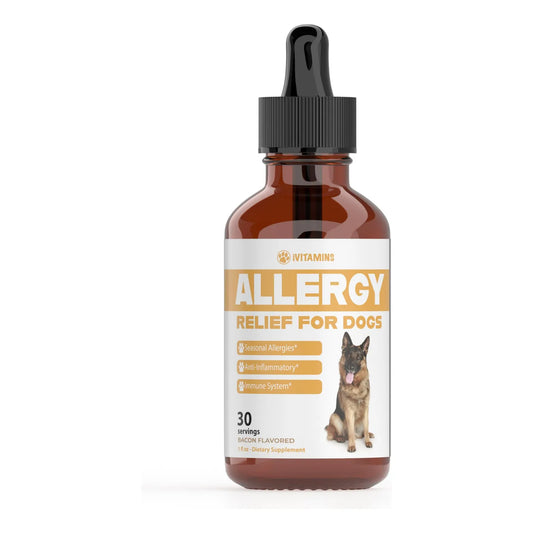 Suplemento Líquido Natural Para Alergias Y Picazón En Perros Alivio Rápido Y Efectivo