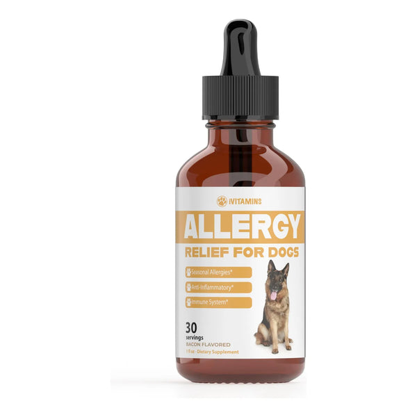Suplemento Líquido Natural Para Alergias Y Picazón En Perros Alivio Rápido Y Efectivo