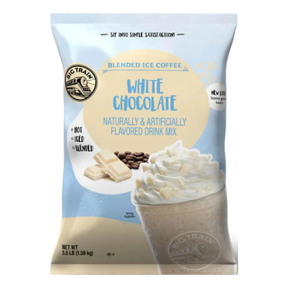 Mezcla Para Café Helado Big Train Sabor Moca Blanca 1kg Preparación Instantánea