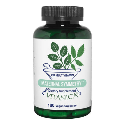 Vitaminas Prenatales Y Posnatales Maternal Symmetry 180 Cápsulas Veganas