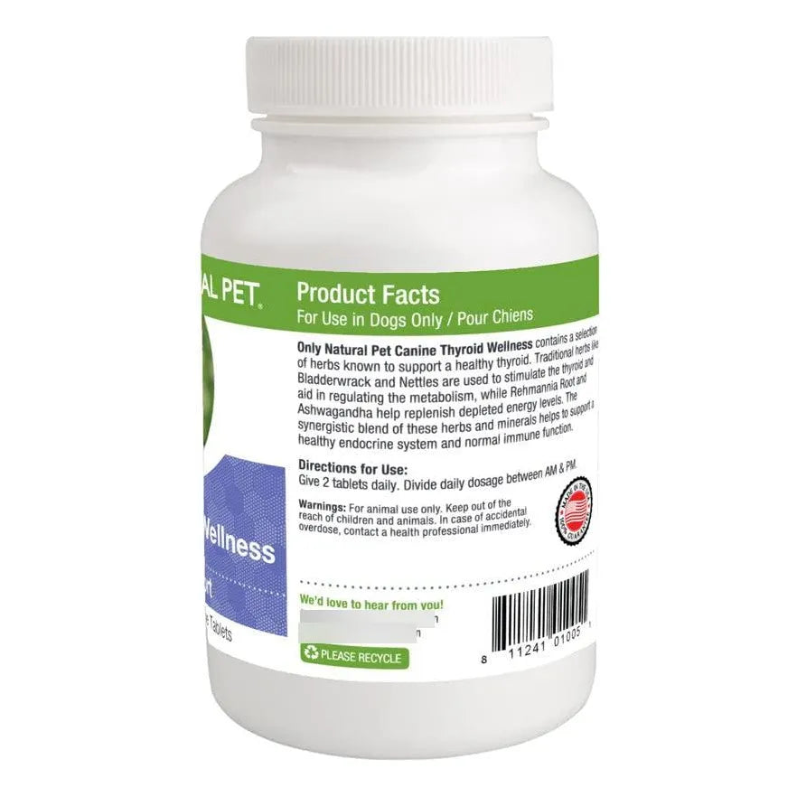 Suplemento Thyroid Wellness Para Perros 90 Tabletas Masticables Apoya Tiroides Y Metabolismo